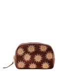 Elizabeth Scarlett Sun Goddess Makeup Bag, Chocolate