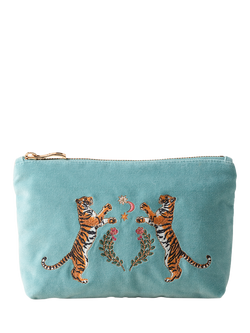 Elizabeth Scarlett Celestial Tiger Mini Pouch, Light Blue, Light Blue