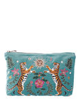 Elizabeth Scarlett Celestial Tiger Pouch, Light Blue