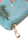 Elizabeth Scarlett Celestial Tiger Pouch, Light Blue