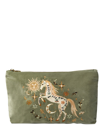 Elizabeth Scarlett Mystical Horse Pouch, Natural, Natural