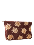 Elizabeth Scarlett Sun Goddess Pouch, Chocolate