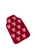 Elizabeth Scarlett Dazzling Bow Hot Water Bottle, Pink