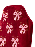Elizabeth Scarlett Dazzling Bow Hot Water Bottle, Pink