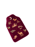 Elizabeth Scarlett Enchanted Woodland Hot Water Bottle, Ruby