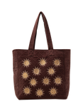 Elizabeth Scarlett Sun Goddess Tote Bag, Chocolate