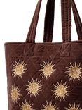Elizabeth Scarlett Sun Goddess Tote Bag, Chocolate