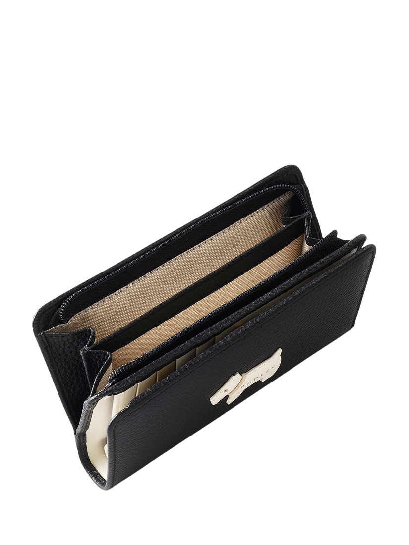 Product image 4 of 4, which shows Radley Loyal Radley Leather Medium Bifold Purse, Black