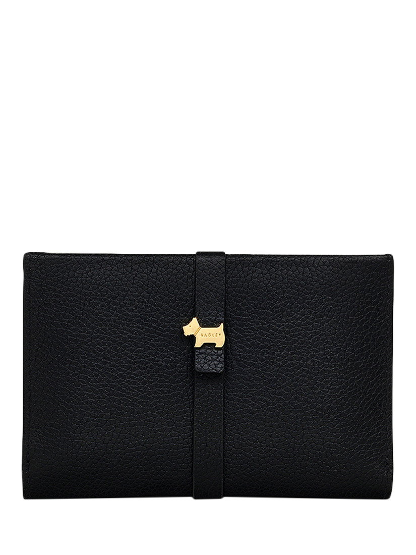Product image 1 of 4, which shows Radley Sandler Way Leather Medium Bifold Purse, Black