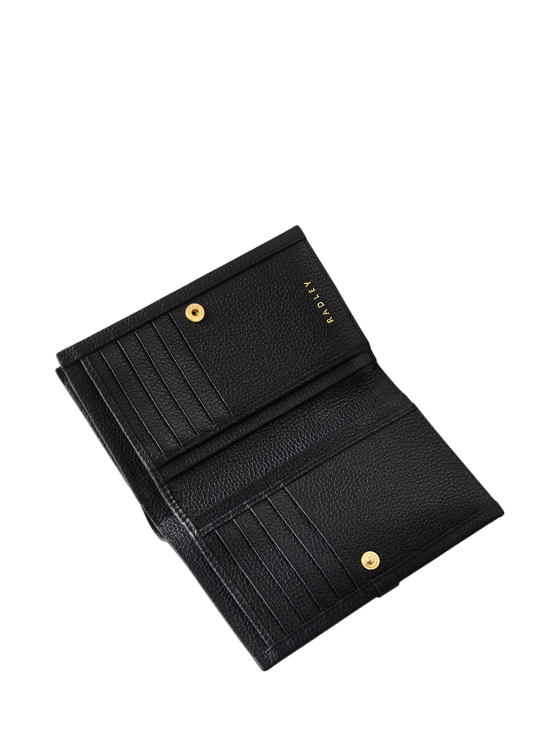 Product image 3 of 4, which shows Radley Sandler Way Leather Medium Bifold Purse, Black