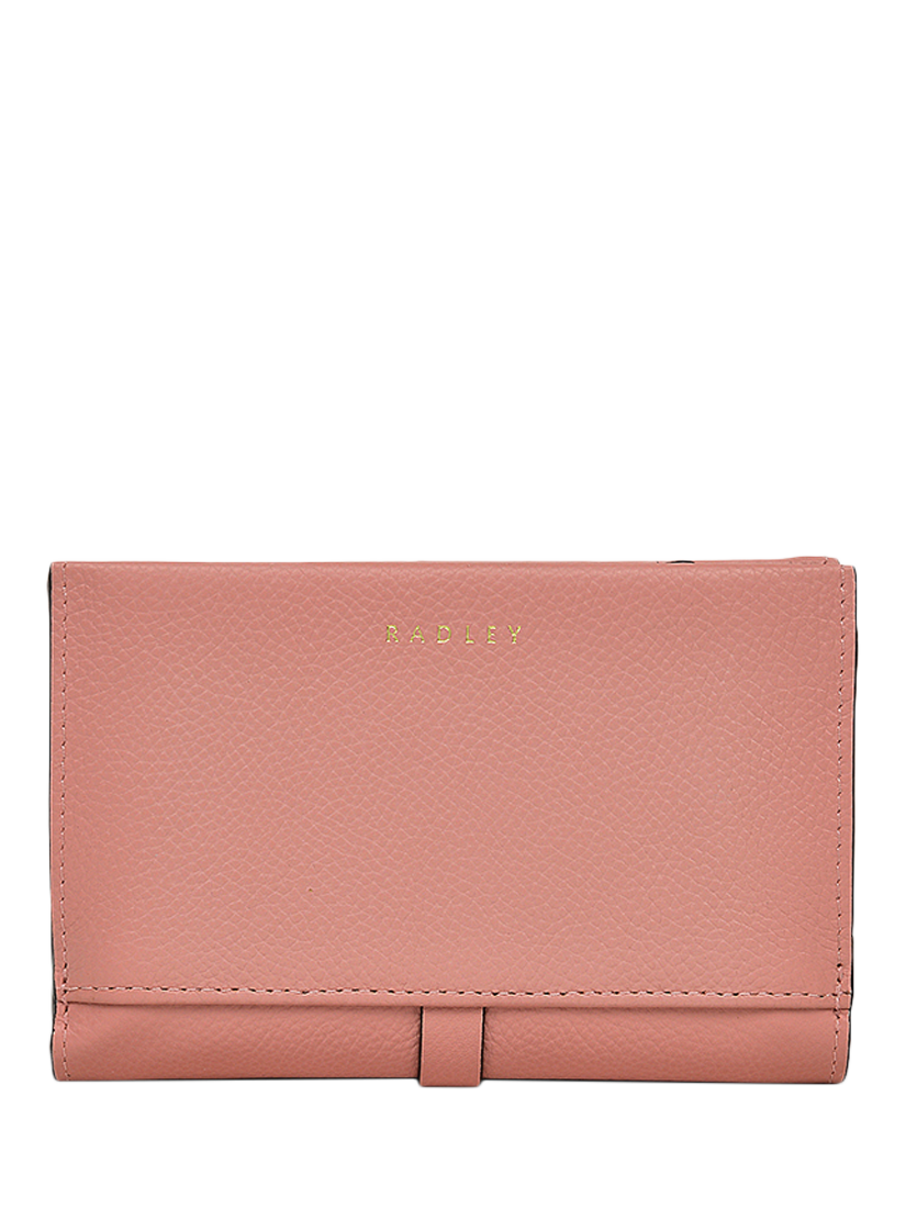 Product image 2 of 4, which shows Radley Sandler Way Leather Medium Bifold Purse, Sienna Pink