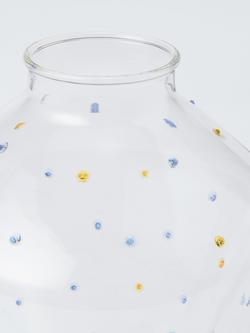 John Lewis Bobble Borosilicate Glass Vase, H28cm, Clear - view 2, Clear