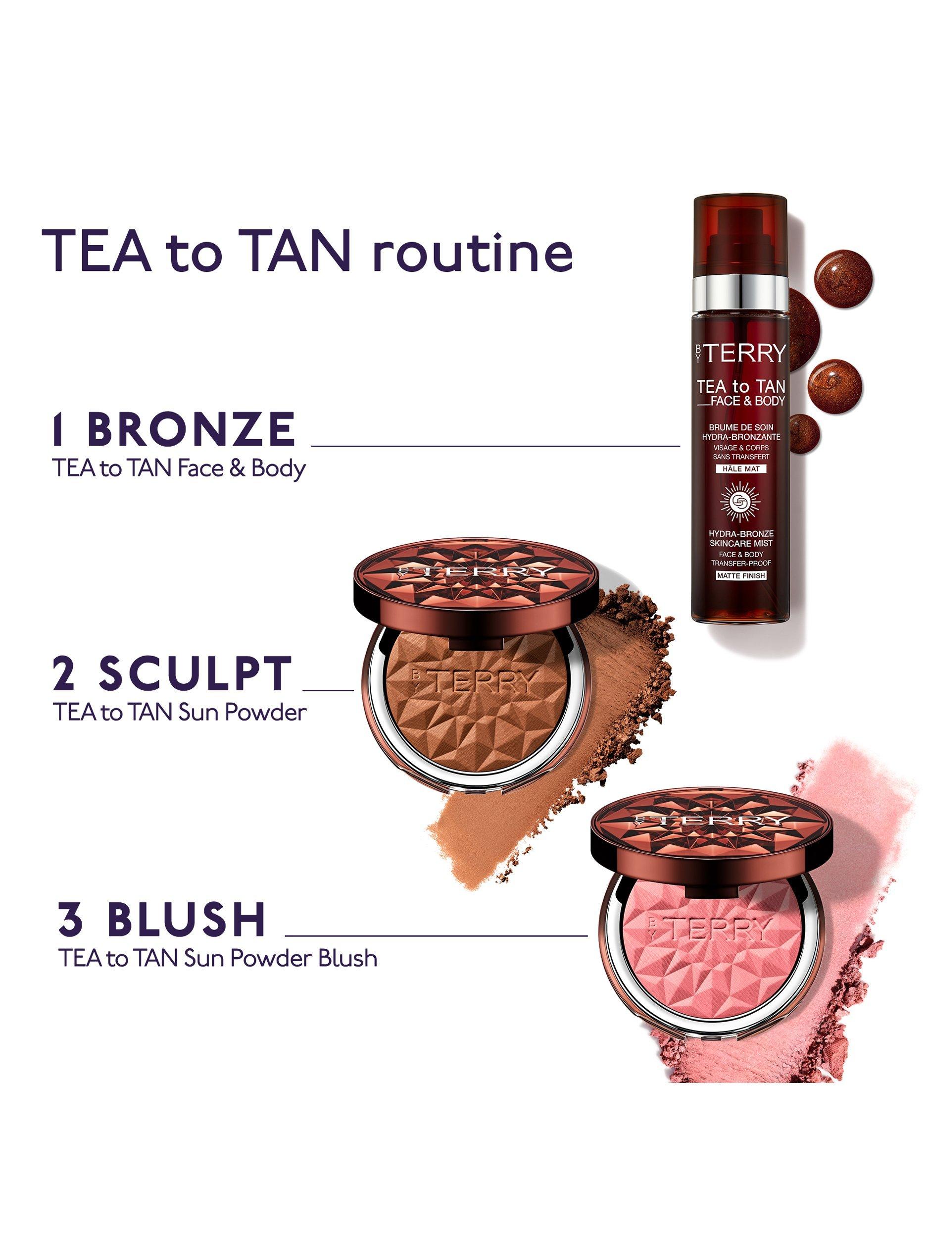 Product image 6 of 8, which shows BY TERRY TEA to TAN Sun Powder Blush, 4. Coral Crush