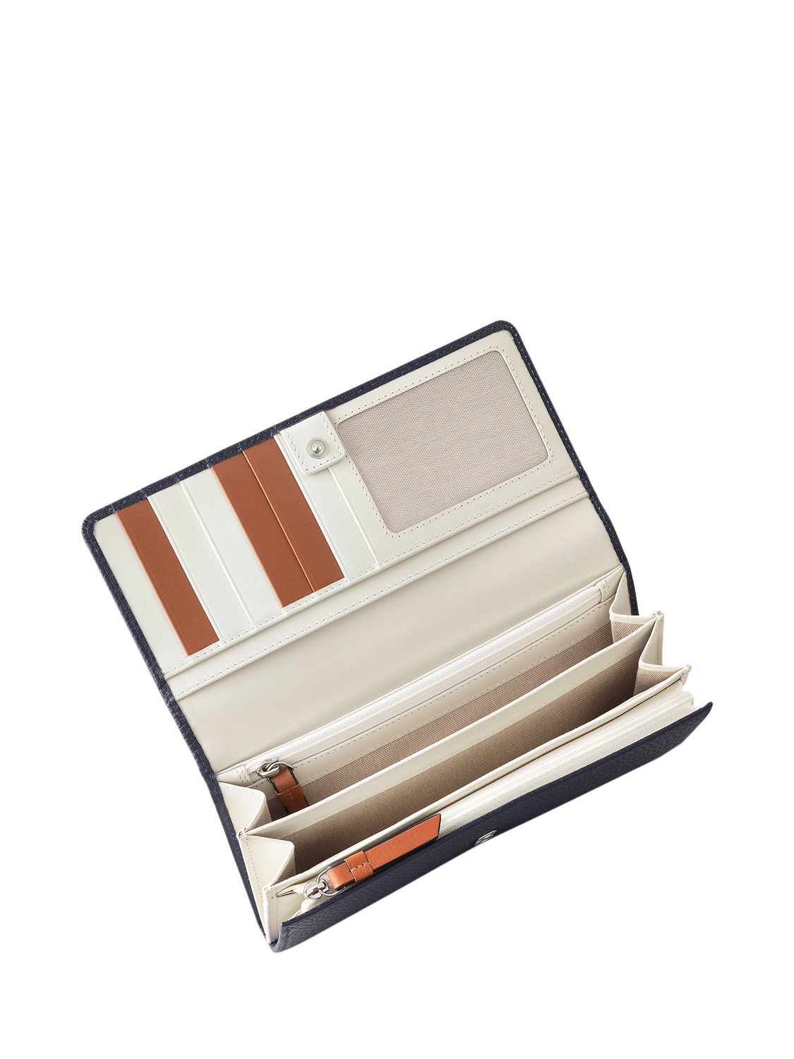 Product image 4 of 4, which shows Radley Loyal Radley Leather Flap Over Purse, Ink