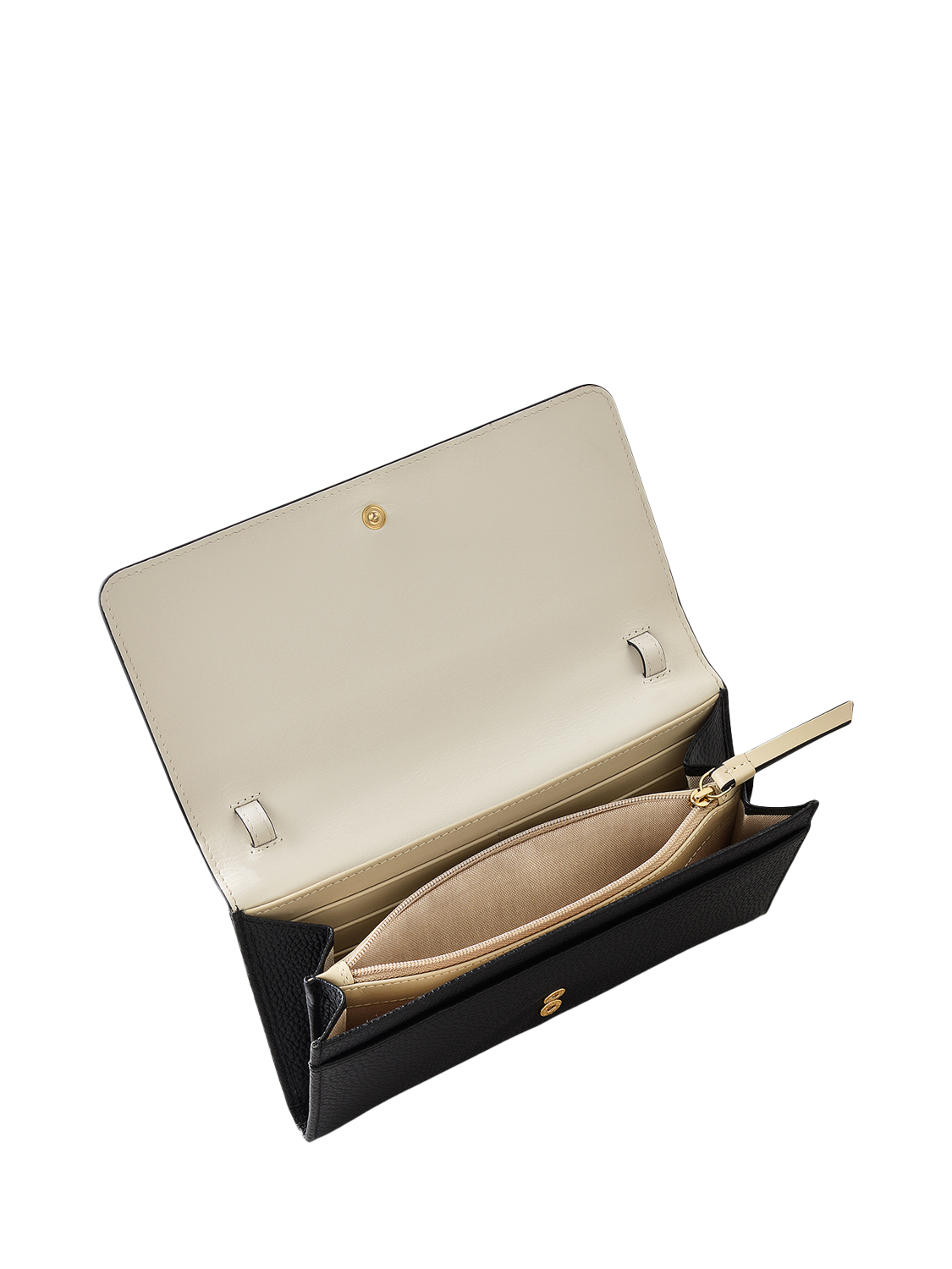 Product image 4 of 4, which shows Radley Loyal Radley Leather Crossbody Phone Bag, Black