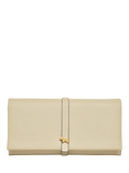 Radley Sandler Way Leather Large Flapover Matinee Purse, Chalk