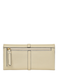 Radley Sandler Way Leather Large Flapover Matinee Purse, Chalk