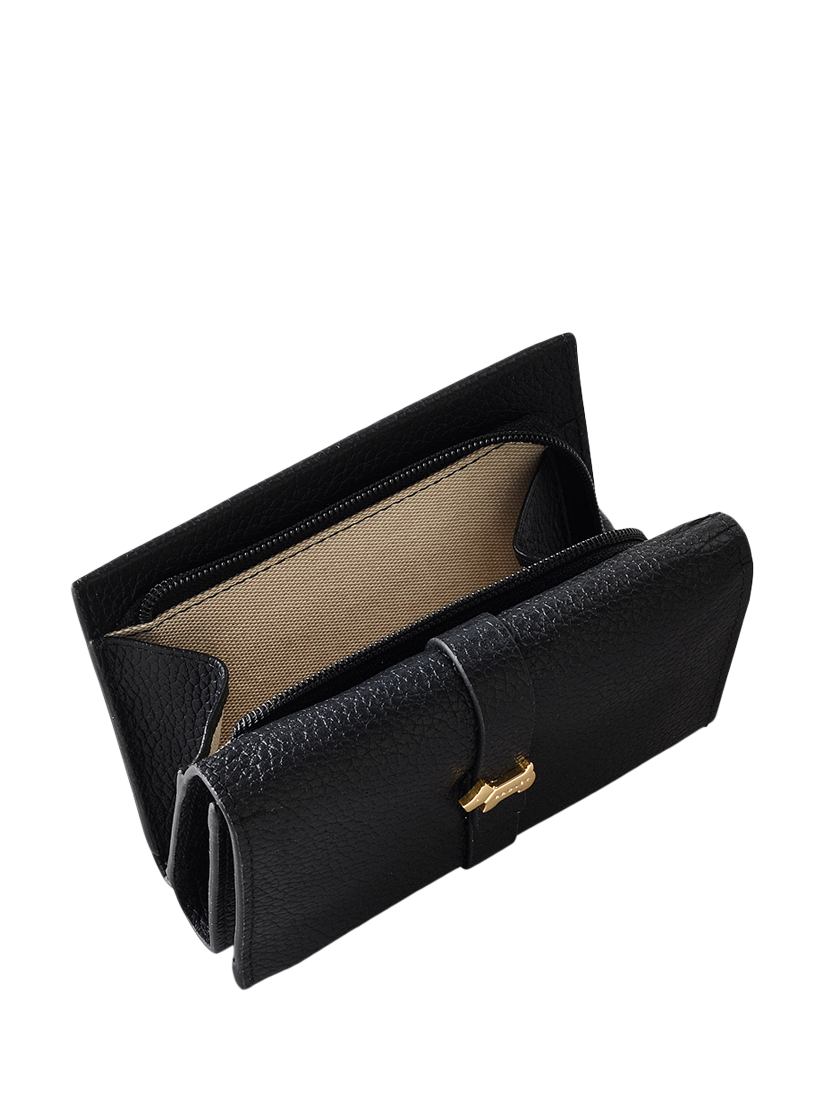 Product image 4 of 4, which shows Radley Sandler Way Leather Small Trifold Purse, Black