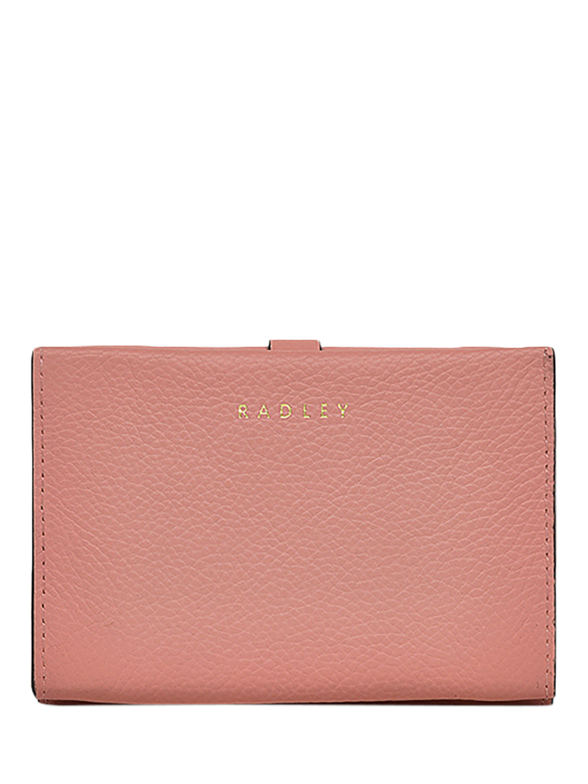 Product image 2 of 4, which shows Radley Sandler Way Leather Small Trifold Purse, Sienna Pink