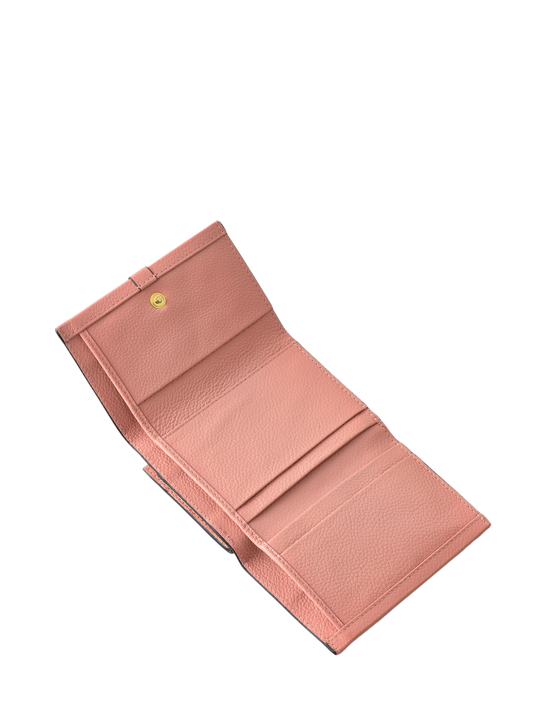 Product image 3 of 4, which shows Radley Sandler Way Leather Small Trifold Purse, Sienna Pink