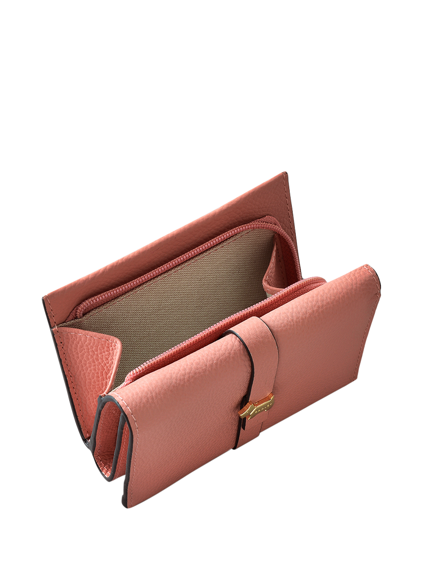 Product image 4 of 4, which shows Radley Sandler Way Leather Small Trifold Purse, Sienna Pink