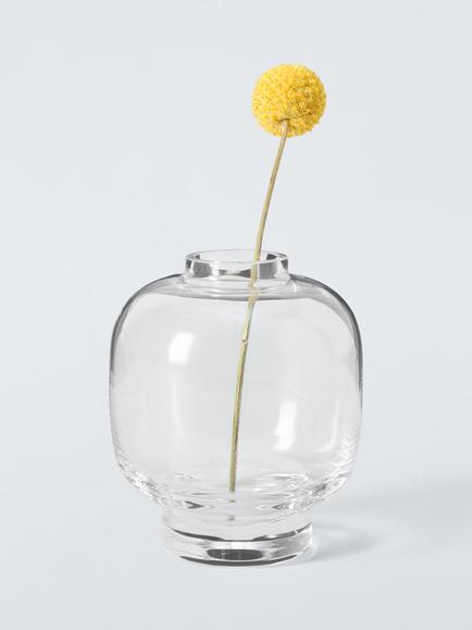 John Lewis Contemporary Round Glass Bud Vases, Set of 3, Clear - view 2, Clear