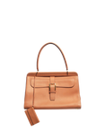 Pre-loved GUCCI Leather Briefcase Bag, Brown
