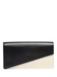 Pre-loved SAINT LAURENT Leather Monochrome Clutch Bag, Black