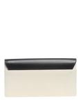 Pre-loved SAINT LAURENT Leather Monochrome Clutch Bag, Black