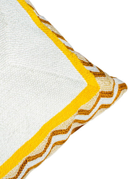 The Pillow Drop Be The Person Your Dog Thinks You Are Cushion, Multi - view 2, Yellow/Multi
