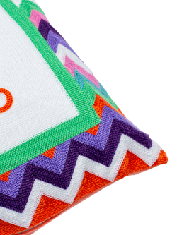 The Pillow Drop Good Vibes or Good Byes Cushion, Multi - view 2, Multi