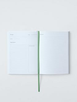 John Lewis X Deliciously Ella Vegetable Blank Recipe Book, Green - view 2, Green