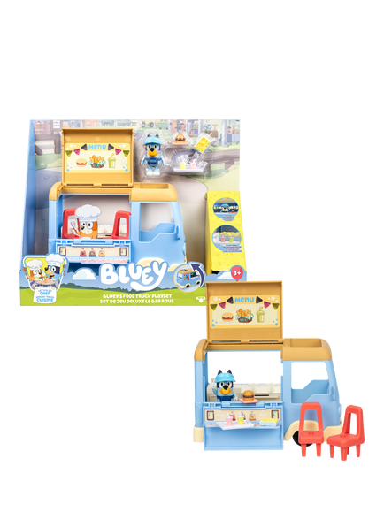 Bluey S13 Let's Play Chef Food Truck Playset, Multi