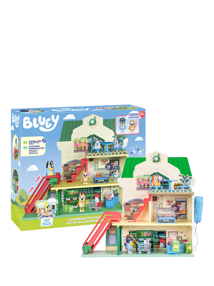 Bluey S13 Let's Play Chef Supermarket Playset - view 2, Multi