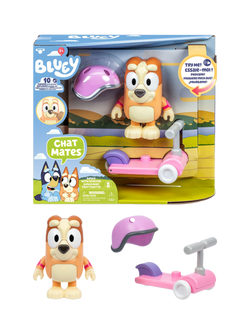 Bluey Chat Mates Bingo & Scooter Play Set, Multi