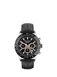 Sekonda 30063 Men's Stainless Steel Leather Strap Sports Watch