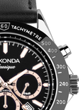 Sekonda 30063 Men's Stainless Steel Leather Strap Sports Watch