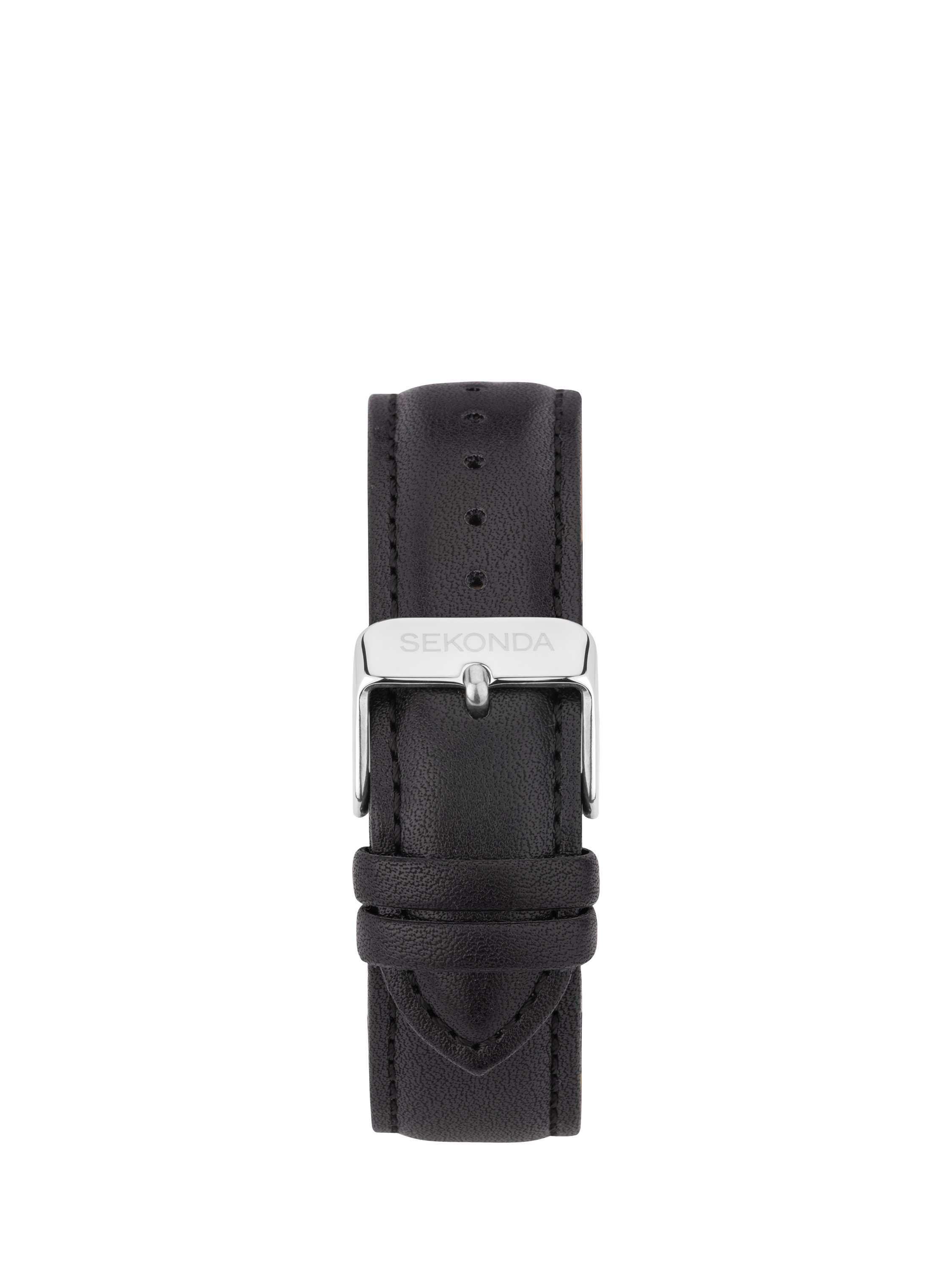 Product image 5 of 7, which shows Sekonda 30187 Men's Sunray Dial Leather Strap Watch