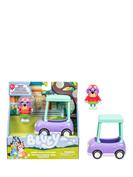 Bluey S13 Basic Vehicle Granny Car & Janet - view 2, Multi