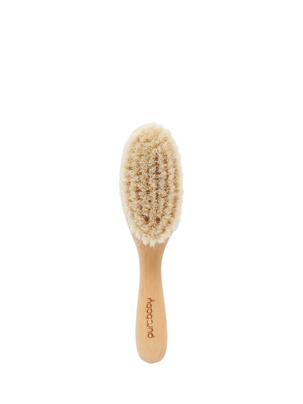Purebaby Baby Goat Hair Brush, Beechwood, Beechwood