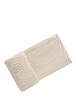 Purebaby Baby Cotton Essentials Blanket, Wheat Melange, Wheat Melange