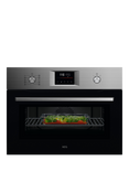 AEG OK6NK40M Built In 6000 CombiQuick Microwave and Built-in Oven, Stainless Steel