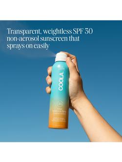 COOLA Clear Sunscreen Spray SPF 30, Tropical Coconut, 177ml - view 2, 