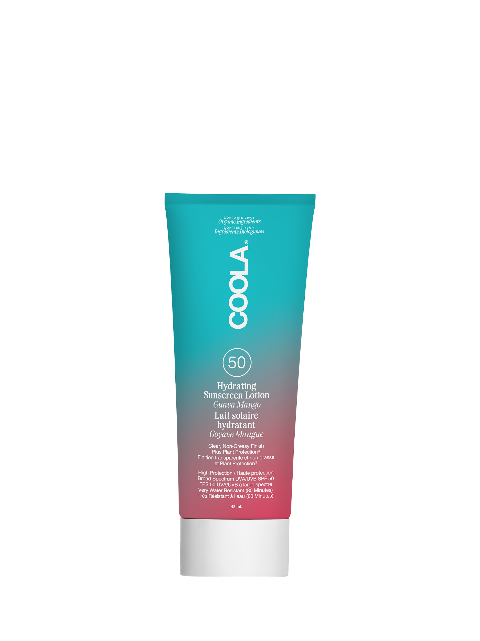 Product image 1 of 1, which shows COOLA Hydrating Sunscreen Lotion Guava Mango SPF 50, 148ml