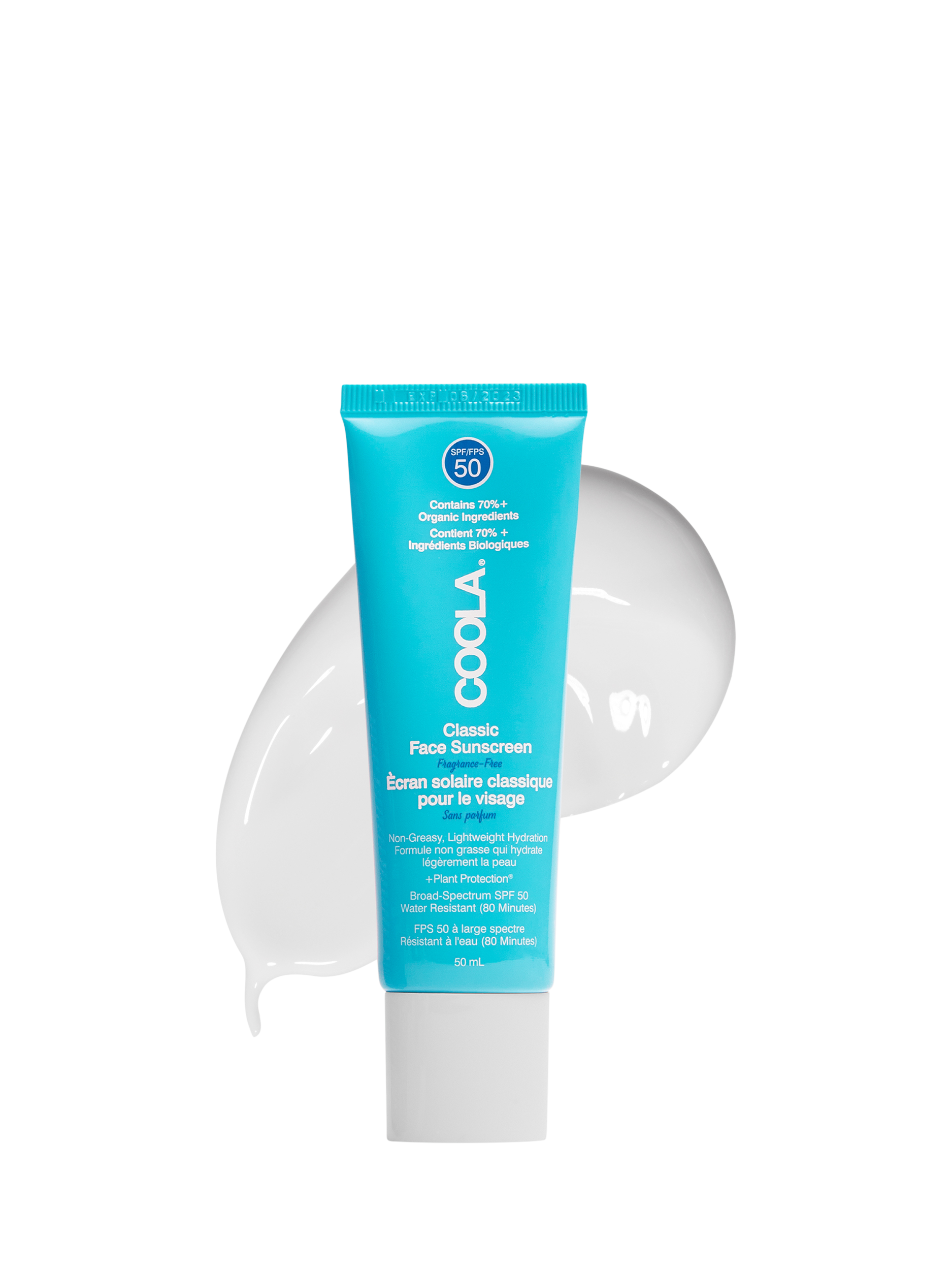 Product image 3 of 3, which shows COOLA Classic Face Sunscreen Lotion Fragrance Free SPF 50, 50ml