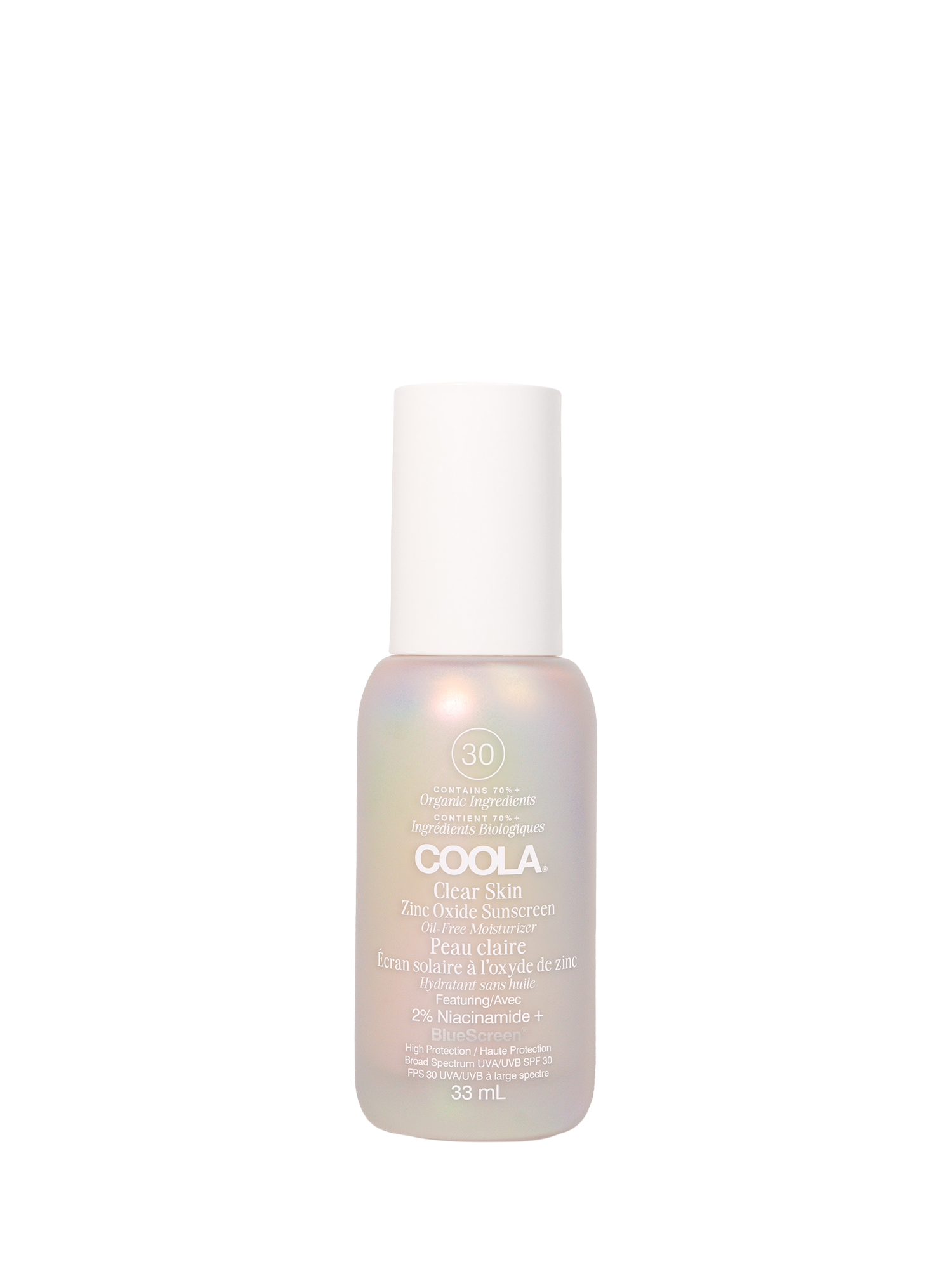 Product image 2 of 2, which shows COOLA Clear Skin Oil-Free Moisturiser SPF 30, 33ml