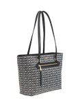 DKNY Bryant Tote Gold Hardware Bag, Black/Grey