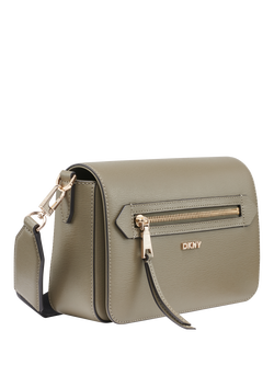 DKNY Bryant Avenue Leather Crossbody Bag, Khaki - view 2, Khaki