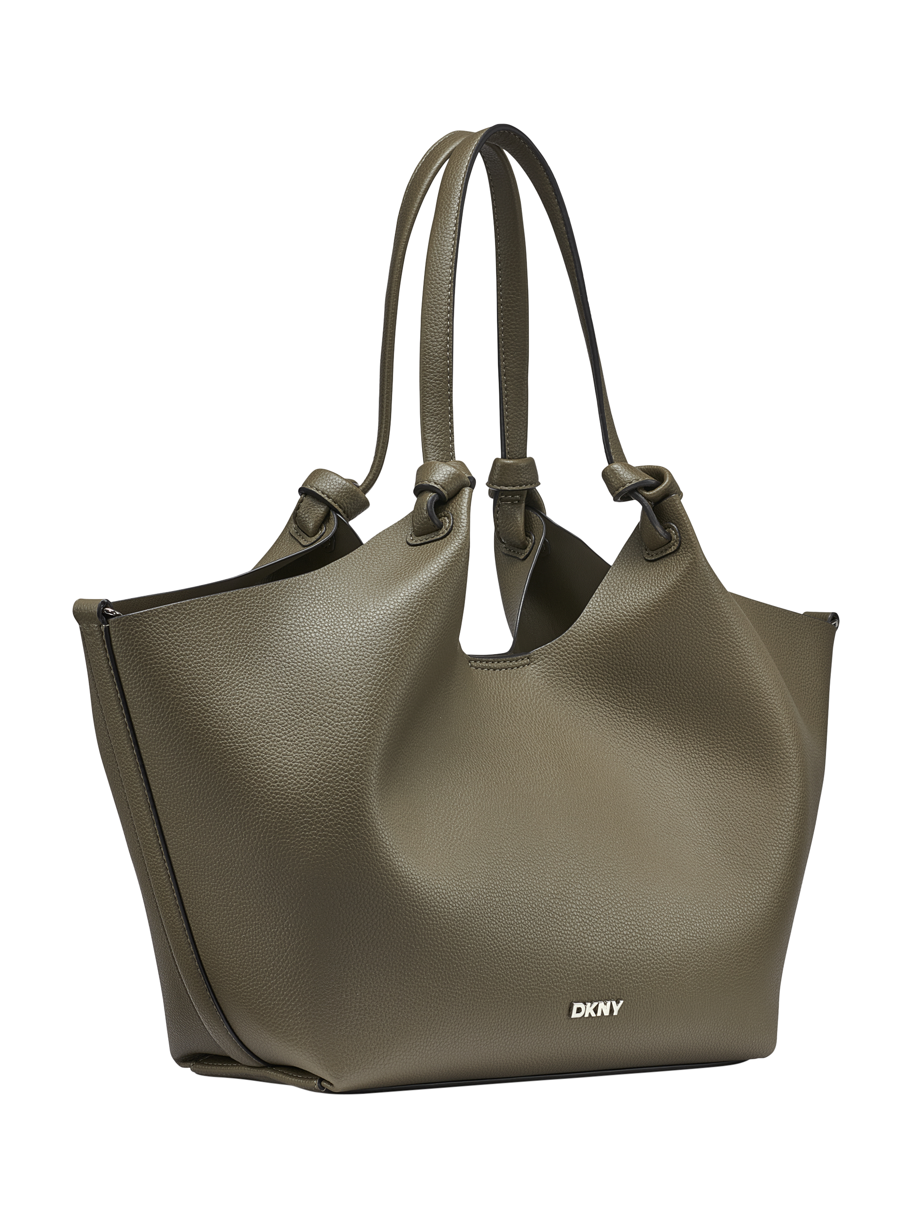 Product image 3 of 6, which shows DKNY Paula Shopper Tote Bag, Khaki