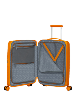 American Tourister Fastforward 4-Wheel Spinner 55cm Expandable Cabin Case - view 2, Radiant Orange